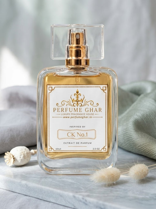 CK No. 1 inspired by CK 0ne "One Fragrance. Endless Confidence."