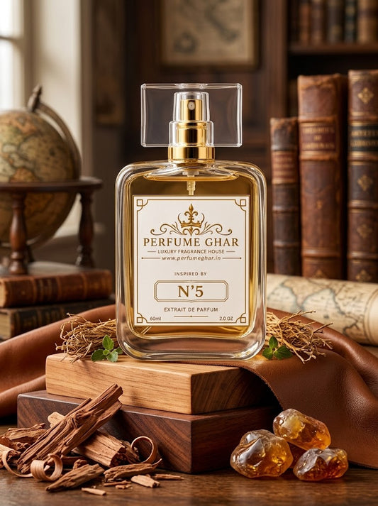 N'5 inspired by Chanel 5 wore by $ar@ Ali Kh@n "A Timeless Bloom of Luxury"